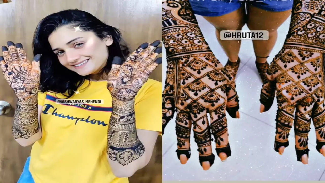 Part-2 Detailed Engagement Back Hand Mehndi Full Video | Nandini'smehndi |  Simple Dulhan Mehndi - YouTube