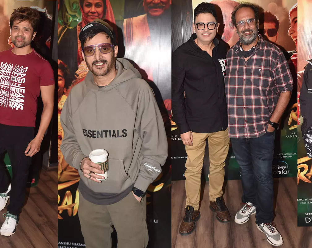 
Jimmy Sheirgill, Tamannaah Bhatia and other B-Towners clicked at Atrangi Re’s screening
