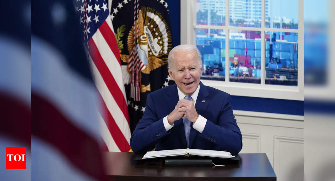 Biden Signs Bill Banning Imports From Xinjiang Over Forced Labour Concerns Times Of India
