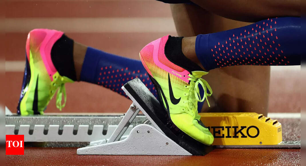 banned olympic running shoes