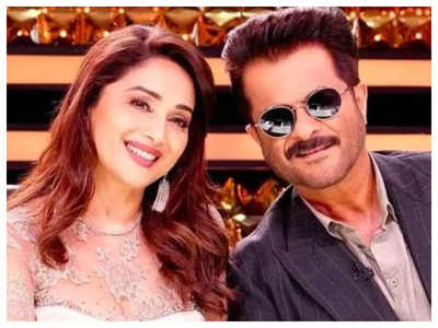 Madhuri Dixit shares a sweet picture with Anil Kapoor as she wishes him on his birthday: There's never a dull moment when you are around