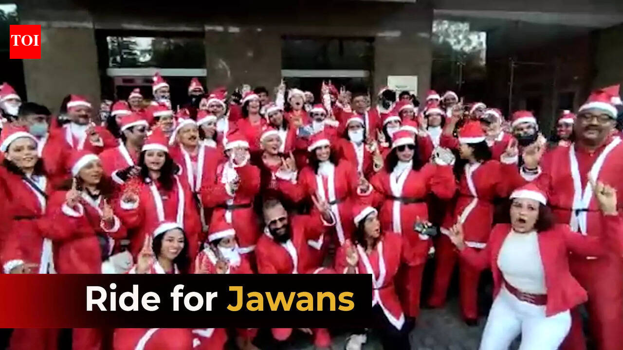 Here is why bikers dressed as Santa Claus held a bike rally in Bengaluru