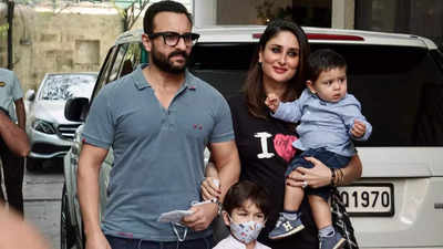 Kareena Kapoor Khan attends annual Christmas brunch at Shashi Kapoor's residence with husband Saif Ali Khan and sons Taimur-Jehangir post COVID-19 recovery