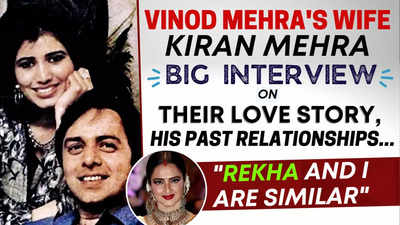 Vinod Mehra's wife, Kiran Mehra on their love story and his past relationships: Rekha and I are similar - #BigInterview