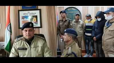 Police arrest two peddlers in Uttarkashi, seize smack worth Rs 25L