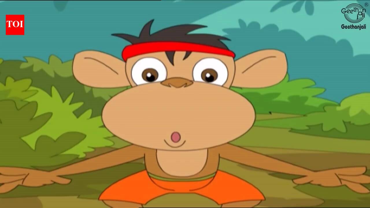Popular Kids Songs and Hindi Nursery Story 'The Monkey And The ...