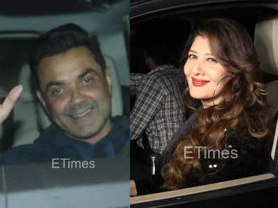 Salman Khans 56th Birthday; Sangeeta Bijlani, Bobby Deol and others arrive in concern Hindi Movie News Adult Pic Hq