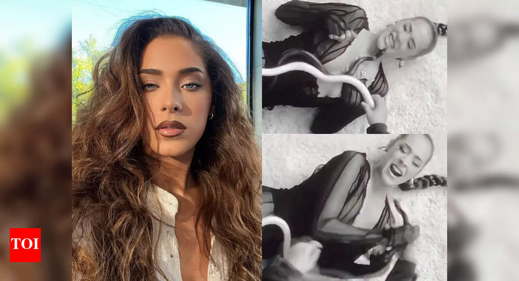 Maeta snake bite video After Salman Khan's snake bite incident, video(00)