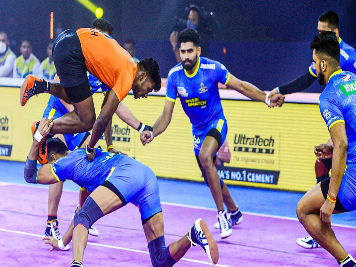 PKL: Tamil Thalaivas tie U Mumba 30-30 in a closely fought match | Pro-Kabaddi-League News - Times of India