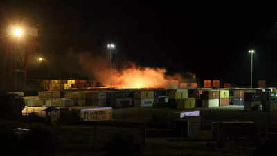 Fires erupt in Syria's Latakia Port following Israeli attack