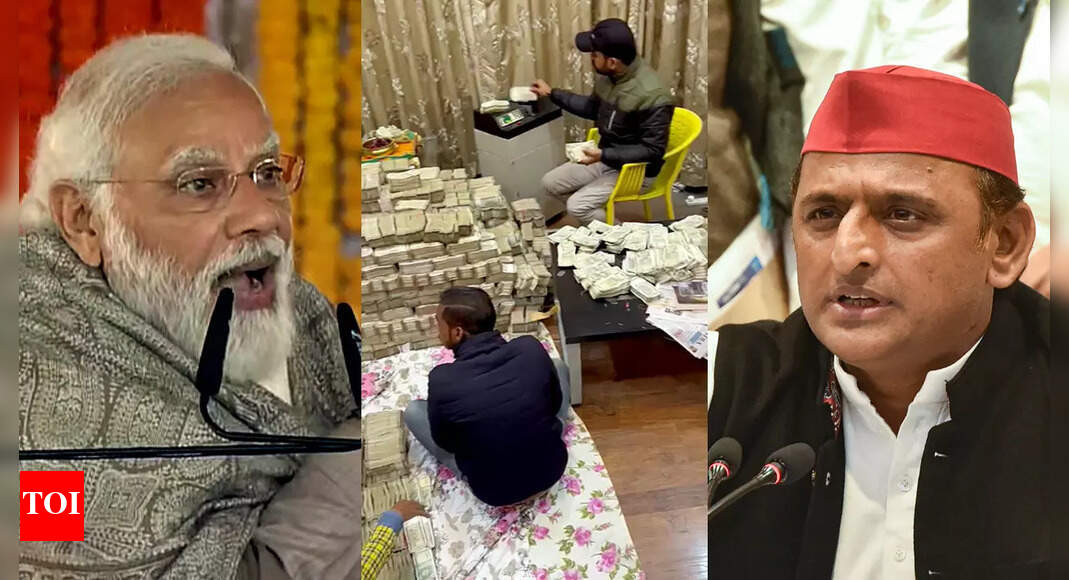 PM Modi vs Akhilesh over tax raid on Kanpur businessman