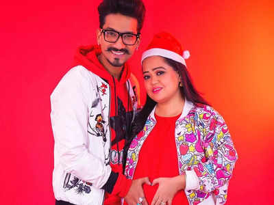 Bharti Singh flaunts her baby bump in a red dress; asks fans if it will be a girl or a boy?