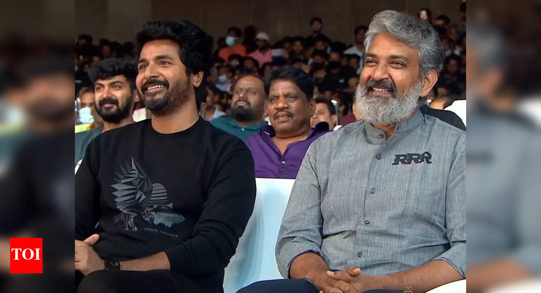 Sivakarthikeyan graces the 'RRR' pre-release event in Chennai as the ...