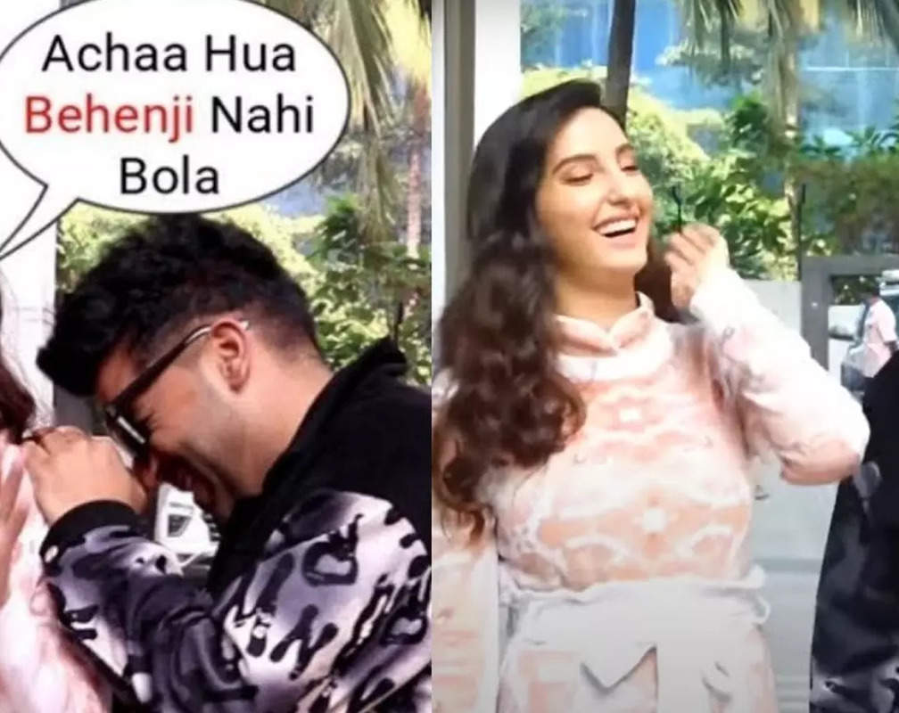 
Nora Fatehi and Guru Randhawa's hilarious reaction after pap calls her 'Nora Paaji'
