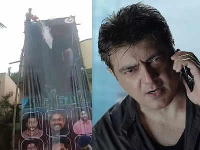 'Valimai' Mania: Theatres charging for trailer display; fans bathe Ajith's poster in milk- Exclusive!