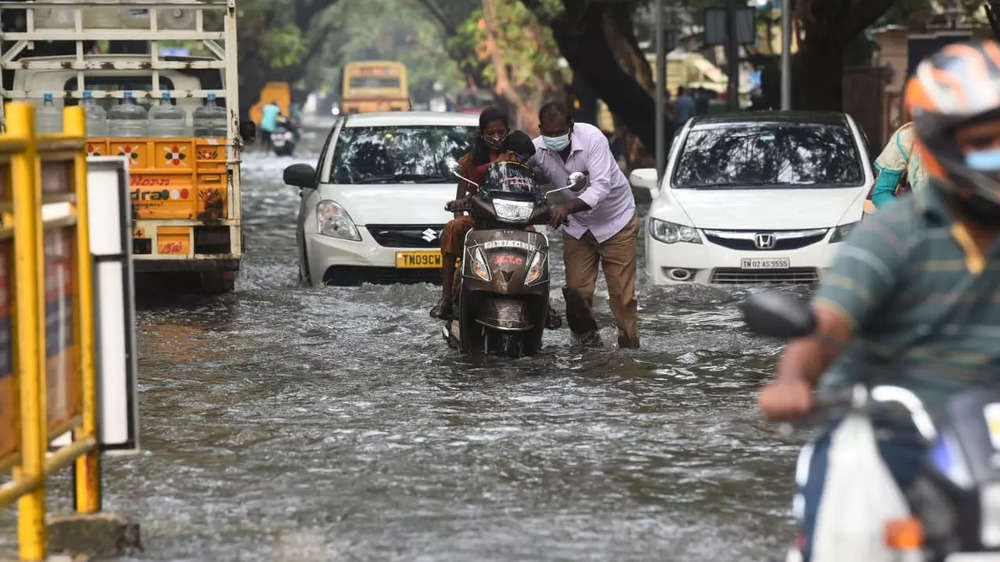 Waterlogging In Chennai: Surprise Rain Leaves Chennai Waterlogged