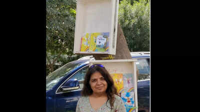 How a Gurugram colony set up open street side libraries to bring ...