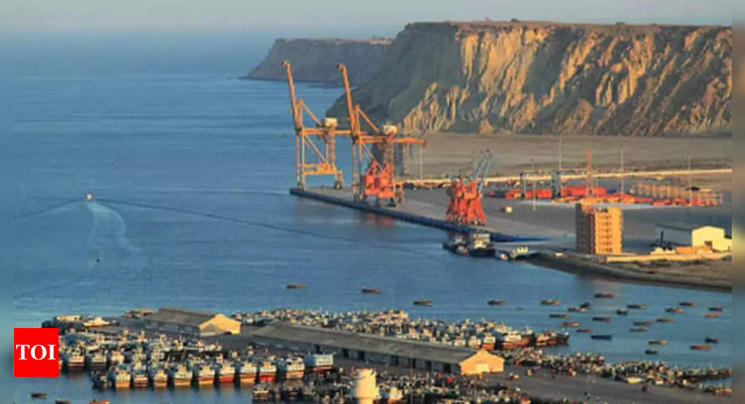 gwadar port:  Pak, China vow to tap full potential of strategic Gwadar Port – Times of India