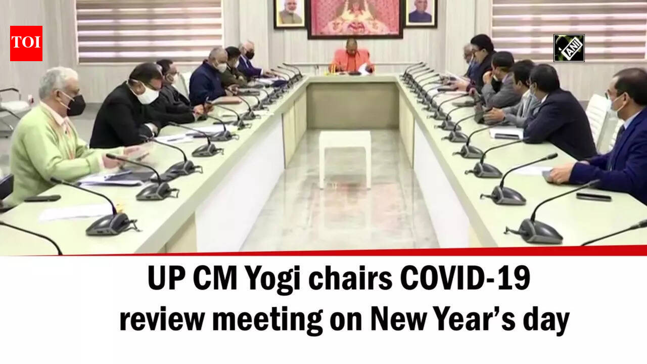UP CM Yogi chairs COVID-19 review meeting on New Year’s day