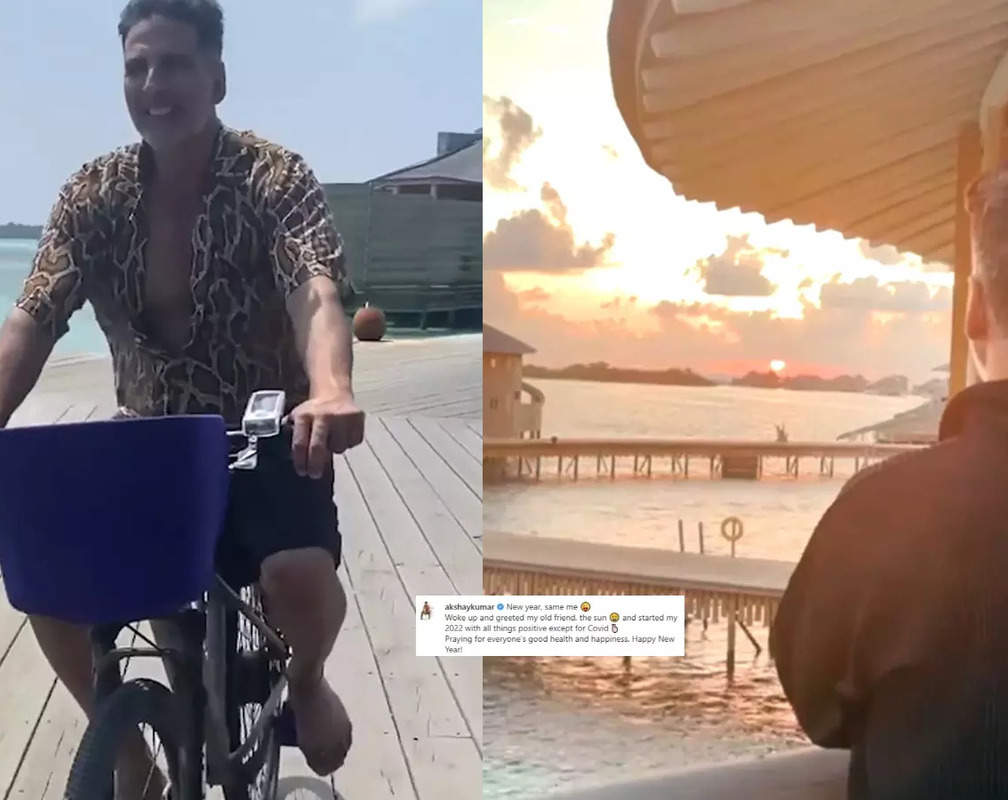 
Akshay Kumar recites Gayatri Mantra on the first morning of 2022 as he welcomes New Year in Maldives
