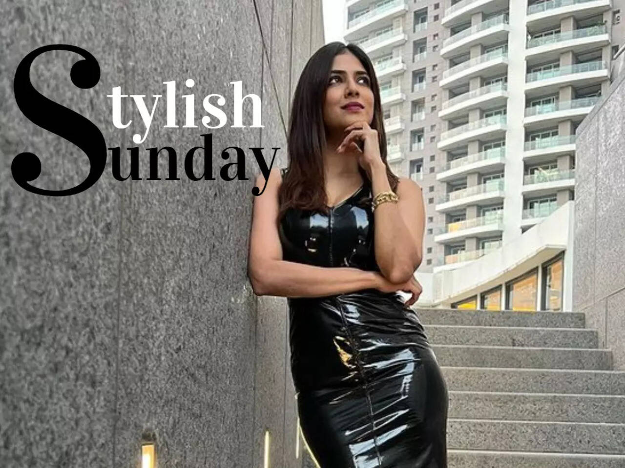 StylishSunday: Malavika Mohanan's faux leather midi dress to Sunny Leone's  disco-themed ensemble - the best fashion moments from M-Town | Malayalam  Movie News - Times of India