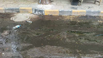 L Shankar Nagar colony drainage over flow