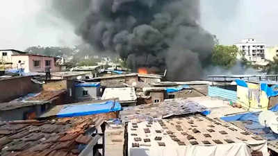 Mumbai: Fire In Furniture Scrap Shop In Ghatkopar, No Injuries 