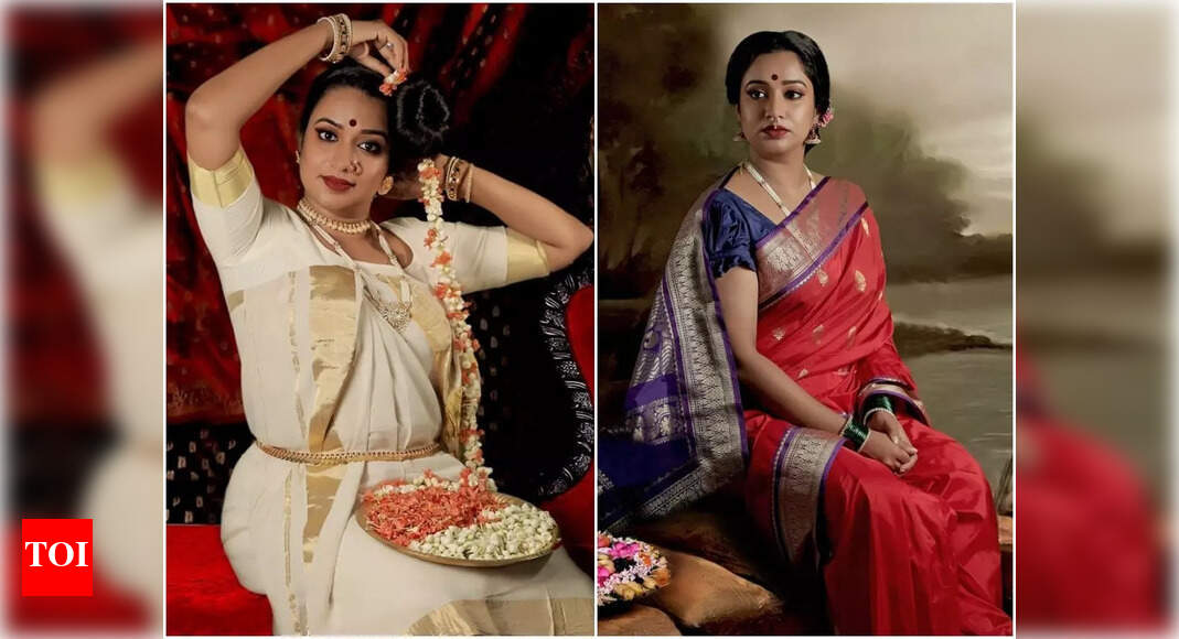 Gowri Krishnan recreates iconic Ravi Varma paintings in her new ...