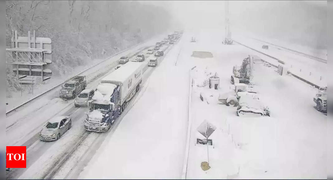 Drivers snowed-in all night as I-95 shuts down in Virginia