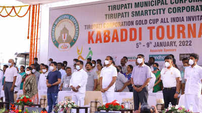 National Kabaddi tournament gets off to a splendid start in Tirupati