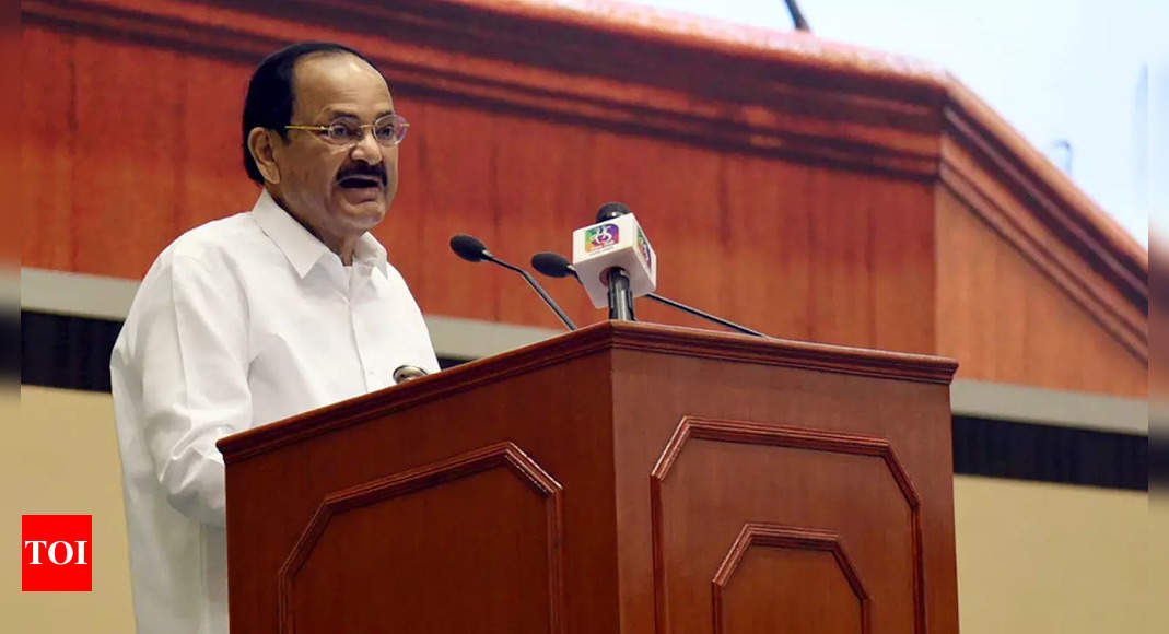 VP Naidu calls upon people, govt to reach out to people to remove vaccine hesitancy
