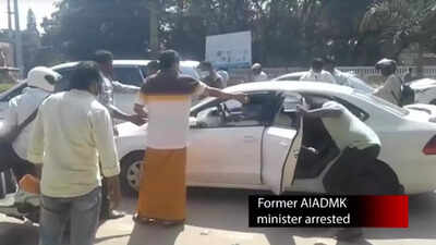 Former TN minister K T Rajenthra Bhalaji arrested from Hassan in Karnataka