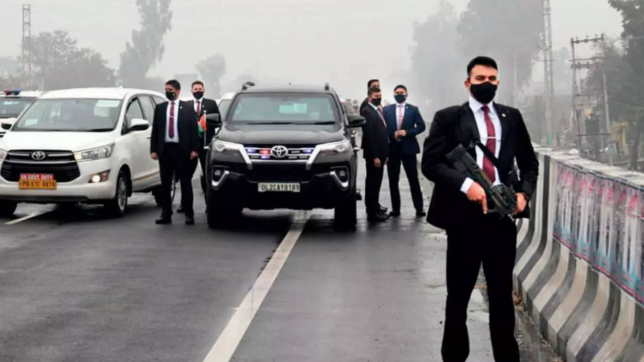 No security breach': Police after youth runs to PM Modi's car in