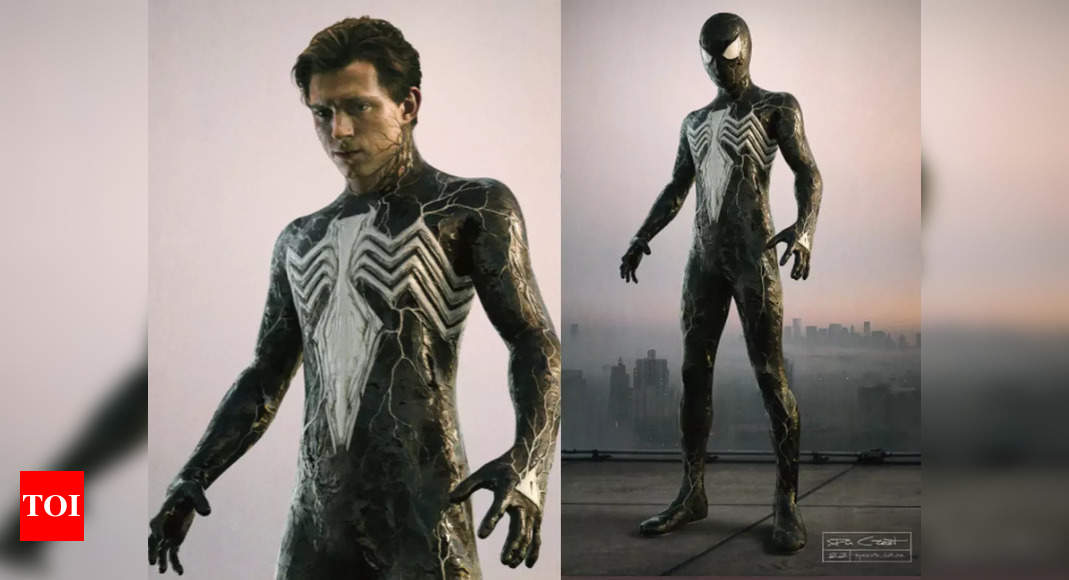 Spider-Man: No Way Home' artist shares photos of Tom Holland in Venom  symbiote suit; says 'here is a small take on what might come next' |  English Movie News - Times of