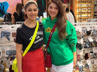Mehreen Pirzada has a fan-girl moment with Nayanthara in Dubai