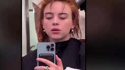 Billie Eilish reveals she secretly had red hair for a week in 2021