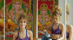 Viral pic! ‘Money Heist’ fame Stockholm aka Esther Acebo poses with Lord Ganesha’s painting at her house