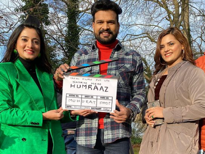 Ritesh Pandey, Priyanshu Singh and Harshika Poonacha starts shooting for 'Sanam Mere Humraaz'