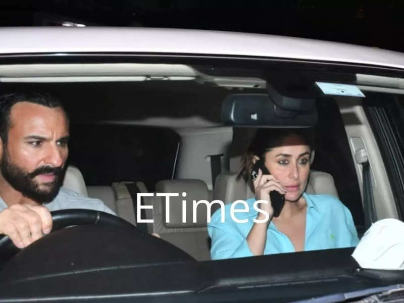 Netizens troll Kareena Kapoor Khan and Saif Ali Khan for not wearing seat belts Hindi Movie News image