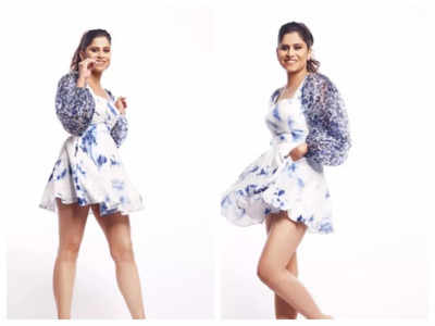 Priya Bapat is all hearts for Sai Tamhankar as she stuns in this mini floral dress