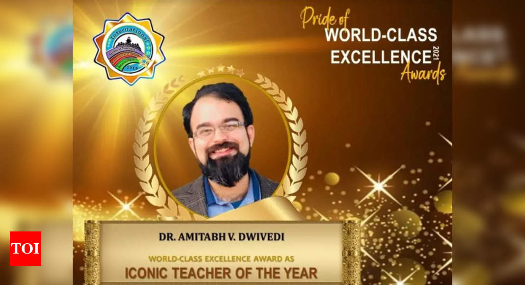Dr Dwivedi of SMVDU receives World-Class Excellence Awards 2021 – Instances of India