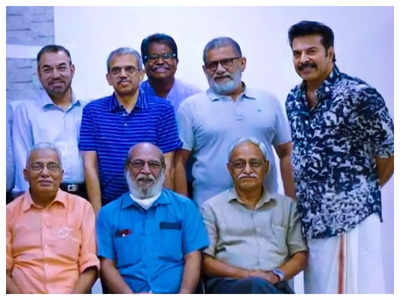 Pics: Mammootty’s latest college reunion photo goes viral on social media