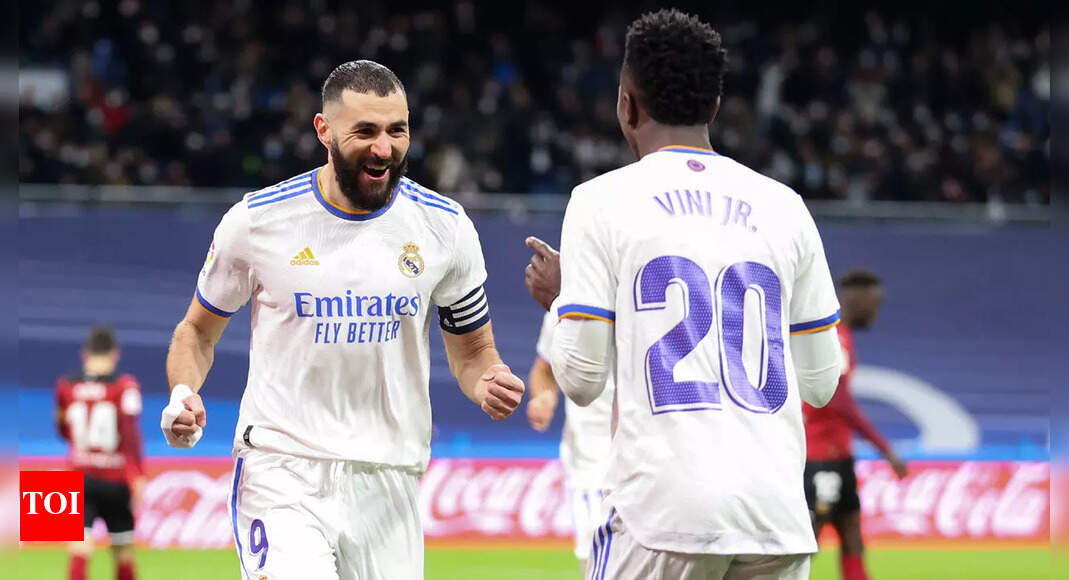 Vinicius Jr And Karim Benzema Shine As Real Madrid Thrash Valencia 4-1 ...