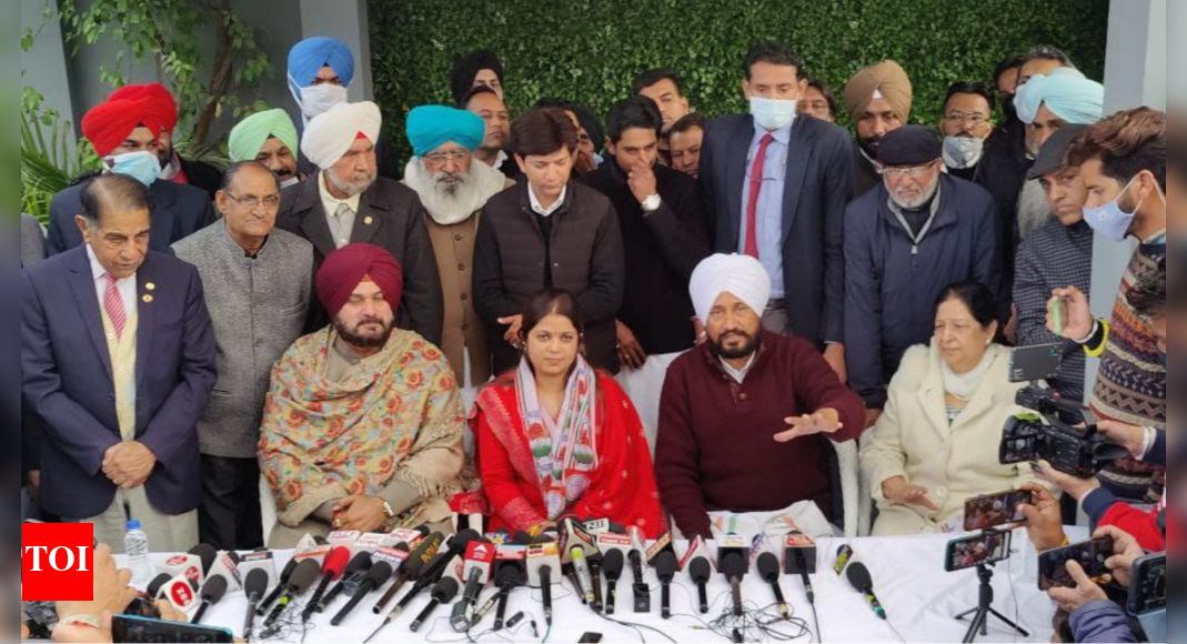 Sonu Sood’s sister Malvika joins Congress in presence of CM Channi, Sidhu