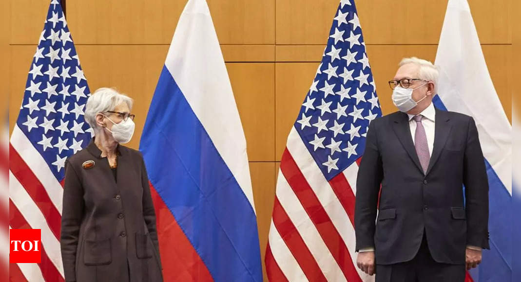 russia:  US, Russia meet for talks amid tensions linked to Ukraine – Times of India