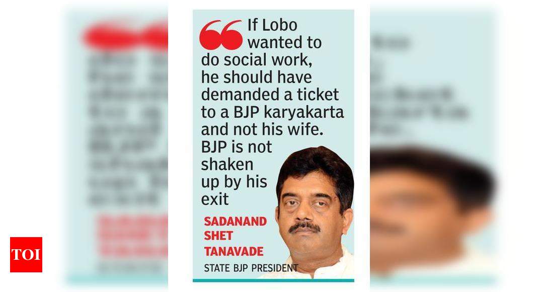 Lobo’s exit makes no difference to party: Tanavade