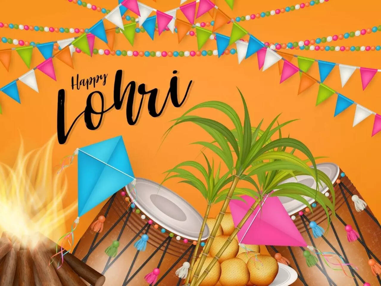Happy Lohri 2023: Top 50 Wishes, Messages and Quotes to share with your  family and friends - Times of India