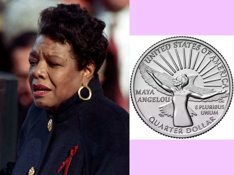 Maya Angelou Coin: Poet Maya Angelou becomes the first Black woman to ...