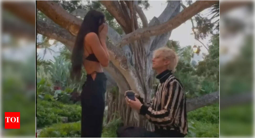 MGK & Megan Fox are engaged: Watch
