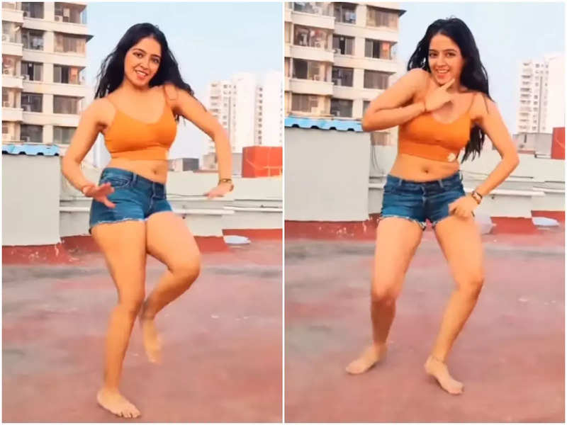 Khushi Dubey burns the floor with her moves on Nora Fatehi’s song 'Dance Meri Rani'